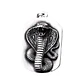 Collar Serpiente Cobra, Acero Inoxidable, Hombre - Miniatura 1