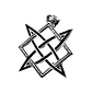Collar Square Celtic Knot, Acero Inoxidable, Hombre - Miniatura 1
