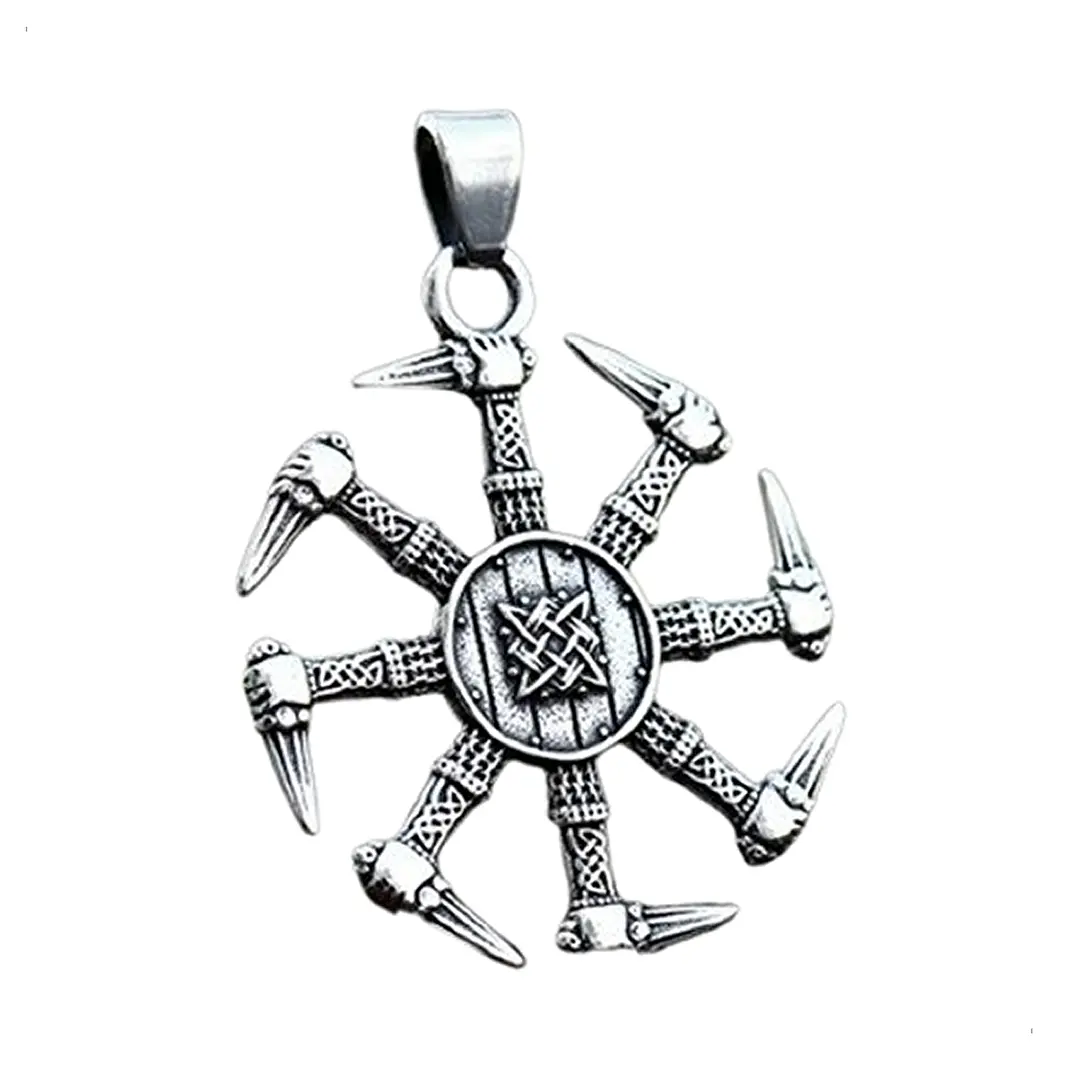 Collar Vikingo Kolovrat, Acero Inoxidable, Unisex 1