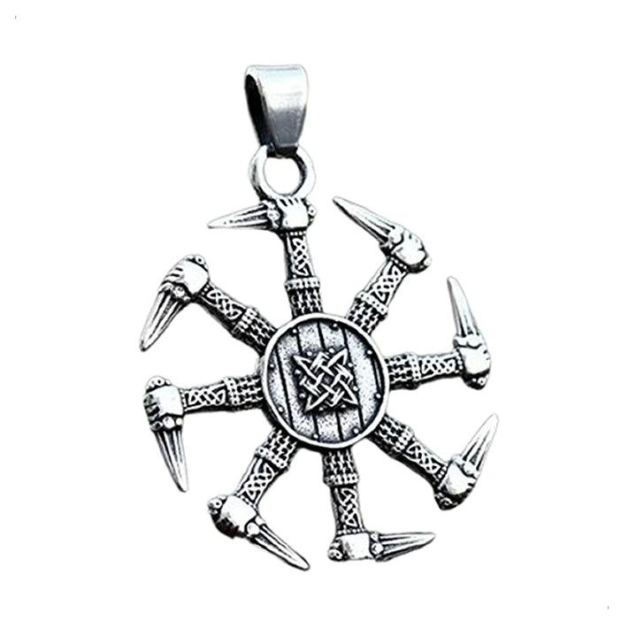 Collar Vikingo Kolovrat, Acero Inoxidable, Unisex 1