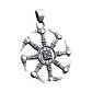 Collar Vikingo Kolovrat, Acero Inoxidable, Unisex - Miniatura 1