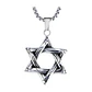 Collar Estrella De David, Acero Inoxidable, Hombre - Miniatura 1