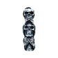 Collar Calaveras San Saru, Acero Inoxidable, Hombre - Miniatura 1
