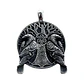 Collar Vikingo Cuervos De Odín, Acero Inoxidable, Unisex - Miniatura 1