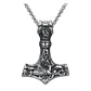 Collar Martillo De Thor Acero Inoxidable Hombre - Miniatura 1