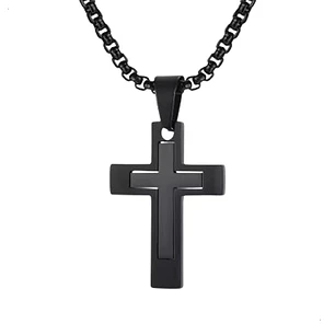 Collar Cruz Imperial, Acero Inoxidable 316L, Hombre