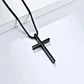 Collar Cruz Negra Royal Classic, Acero Inox. 316L, Hombre - Miniatura 3