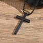 Collar Cruz Negra Royal Classic, Acero Inox. 316L, Hombre - Miniatura 2