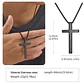 Collar Cruz Negra Royal Classic, Acero Inox. 316L, Hombre - Miniatura 7