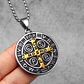 Collar Medalla San Benito, Acero Inoxidable 316L, Hombre - Miniatura 2