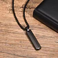 Collar Negro Minimalista Legacy, Acero Inoxidable, Hombre - Miniatura 2