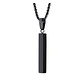 Collar Negro Minimalista Horizon, Acero Inoxidable, Hombre - Miniatura 1