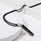 Collar Negro Minimalista Horizon, Acero Inoxidable, Hombre - Miniatura 3