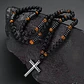 Collar Rosario, Piedras Naturales Ónix, Hematita, Ojo Tigre - Miniatura 2