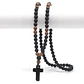 Collar Rosario Piedras Naturales Ónix y Madera, Hombre - Miniatura 5