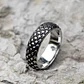 Anillo Escama De Dragón, Acero Inoxidable, Unisex - Miniatura 3