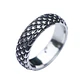 Anillo Escama De Dragón, Acero Inoxidable, Unisex - Miniatura 1