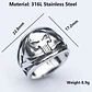 Anillo Punisher, Acero Inoxidable 316L, Hombre - Miniatura 6