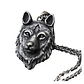 Collar Vikingo Lobo (fenrir), Acero Inoxidable, Hombre - Miniatura 1