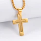 Collar Cruz Gold Imperial Hombre | Acero Inoxidable 316L - Miniatura 7