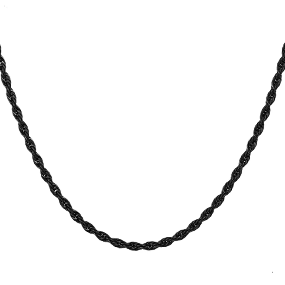 Cadena Tourbillon Black 3mm, Acero Inoxidable 316L 1