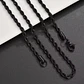 Cadena Tourbillon Black 3mm, Acero Inoxidable 316L - Miniatura 2