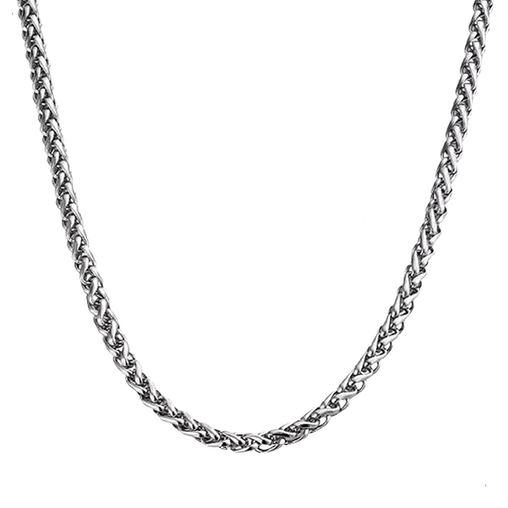 Cadena Trenzado Espiga 3mm-60cm | Acero Inoxidable 316L 1