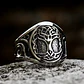 Anillo Vikingo Árbol de la Vida, Acero Inoxidable, Unisex - Miniatura 2
