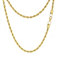Cadena Tourbillon Gold 3mm, Acero Inoxidable 316L - Miniatura 1