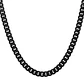 Cadena Black Cuban 7mm. Acero Inox. 316L Electroplatinada - Miniatura 1