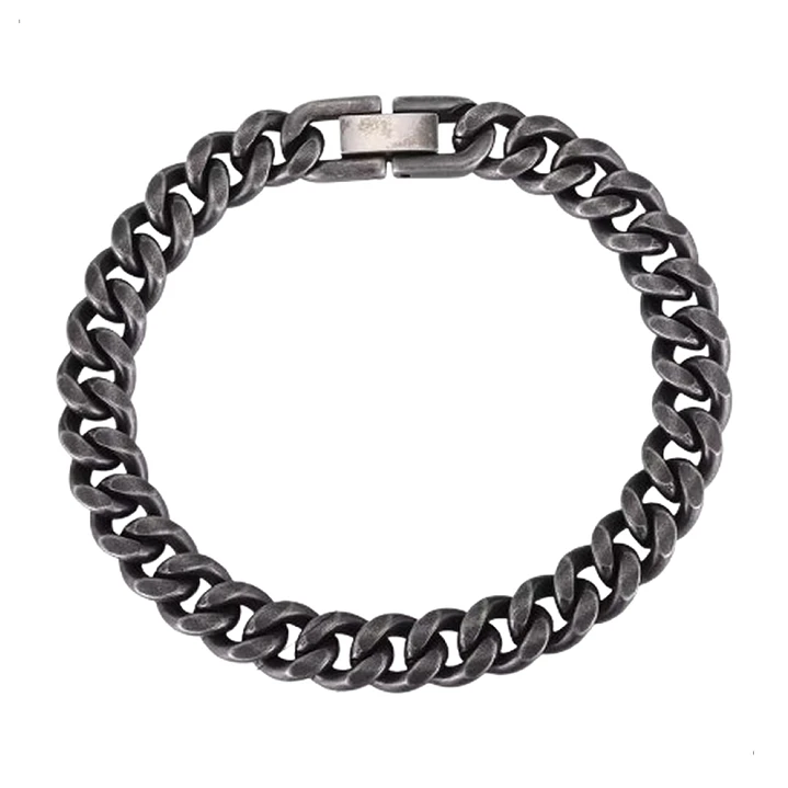 PULSERA CUBANA RETRO 10MM | ACERO INOXIDABLE 316L 1