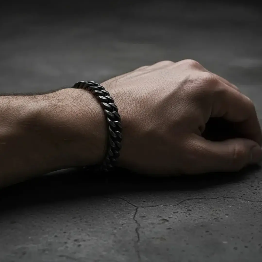 PULSERA CUBANA RETRO 10MM | ACERO INOXIDABLE 316L 3