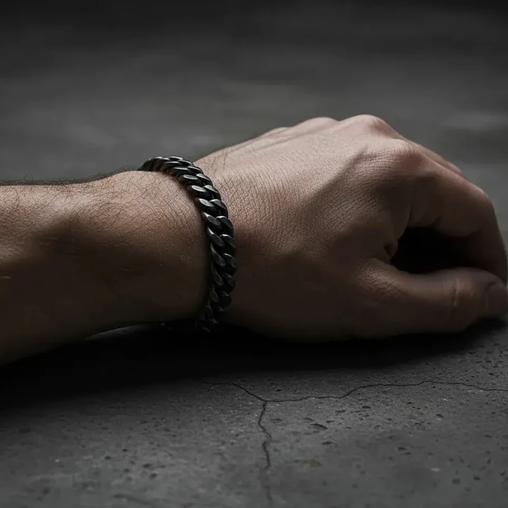 PULSERA CUBANA RETRO 10MM | ACERO INOXIDABLE 316L 3