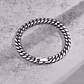 PULSERA CUBANA SILVER 10MM | ACERO INOXIDABLE 316L - Miniatura 4