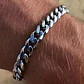 PULSERA CUBANA SILVER 10MM | ACERO INOXIDABLE 316L - Miniatura 3