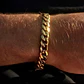 PULSERA CUBANA GOLD 10MM | ACERO INOXIDABLE 316L - Miniatura 3