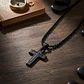 Collar Cruz Black Imperial Hombre | Acero Inoxidable 316L - Miniatura 3