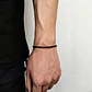 Pulsera Tourbillon Black 3mm, Acero Inox. 316L, Ajustable - Miniatura 4