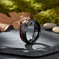 Anillo Tungsteno Urban Nature 8mm Facetado, Calidad Premium - Miniatura 5