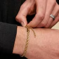 Set 2 Pulseras Acero 316L Gold, Cubana + Tourbillon - Miniatura 2