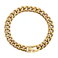 PULSERA CUBANA GOLD 10MM | ACERO INOXIDABLE 316L - Miniatura 1