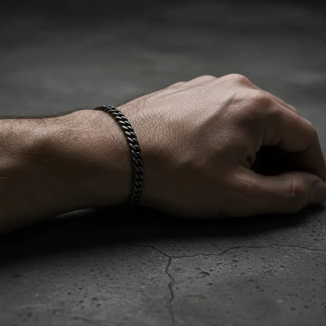 PULSERA CUBANA RETRO 8MM | ACERO INOXIDABLE 316L 2