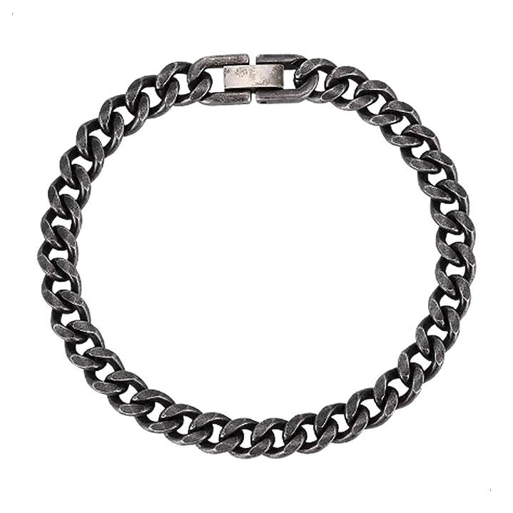 PULSERA CUBANA RETRO 8MM | ACERO INOXIDABLE 316L 1