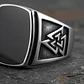 Anillo Vikingo Valknut, Acero Inoxidable 316L, Hombre - Miniatura 6