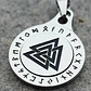 Collar Vikingo Valknut Spinner Giratorio, Acero Inoxidable - Miniatura 5
