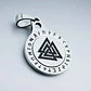Collar Vikingo Valknut Spinner Giratorio, Acero Inoxidable - Miniatura 4