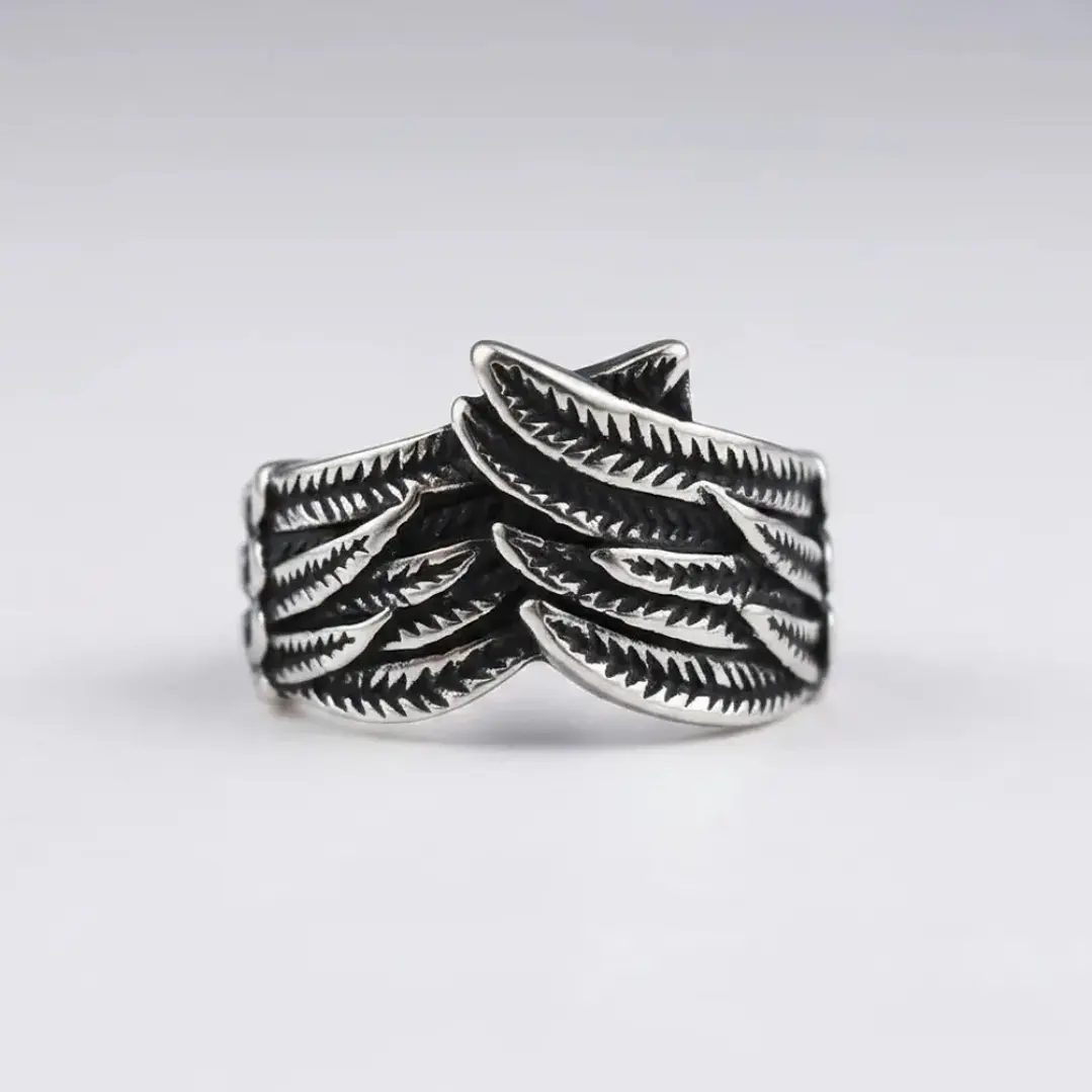 Anillo Wings Of Liberty, Acero Inoxidable, Unisex 6