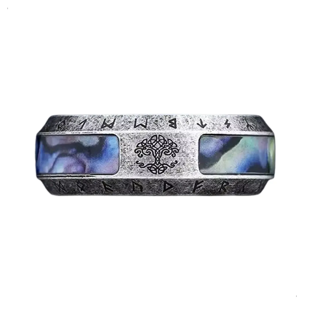 Anillo Árbol de la Vida, Acero Inoxidable 316L, Unisex 1