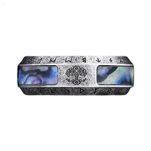 Anillo Árbol de la Vida, Acero Inoxidable 316L, Unisex