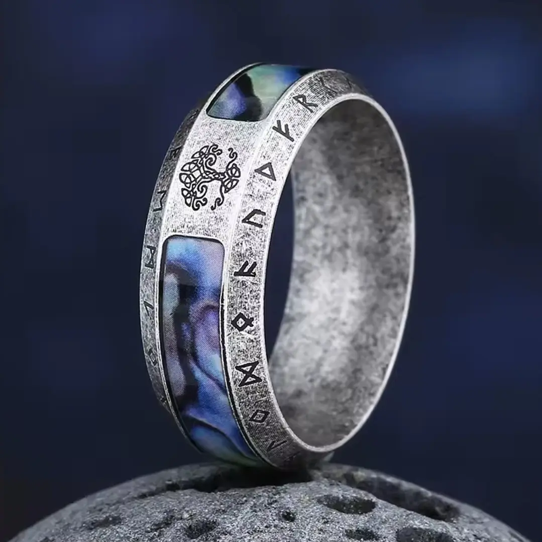 Anillo Árbol de la Vida, Acero Inoxidable 316L, Unisex 3